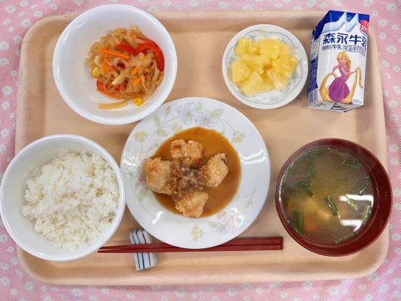 2024年9月18>日の給食画像