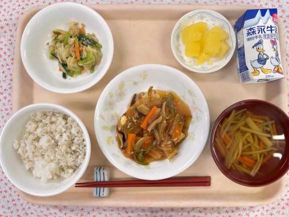 2024年9月27>日の給食画像