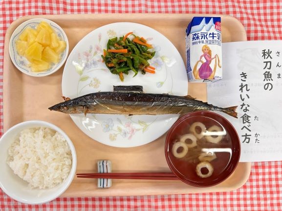 2024年10月25日の給食写真