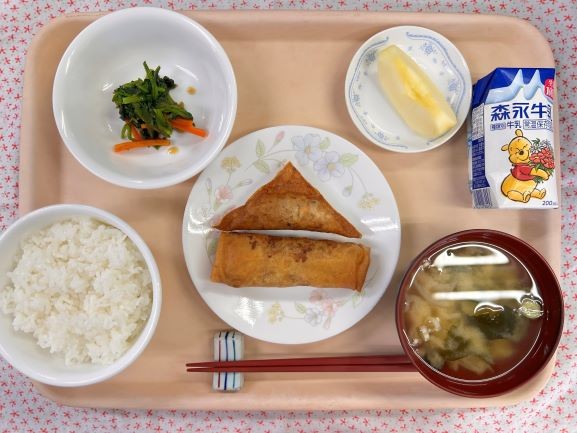 2024年10月30>日の給食画像