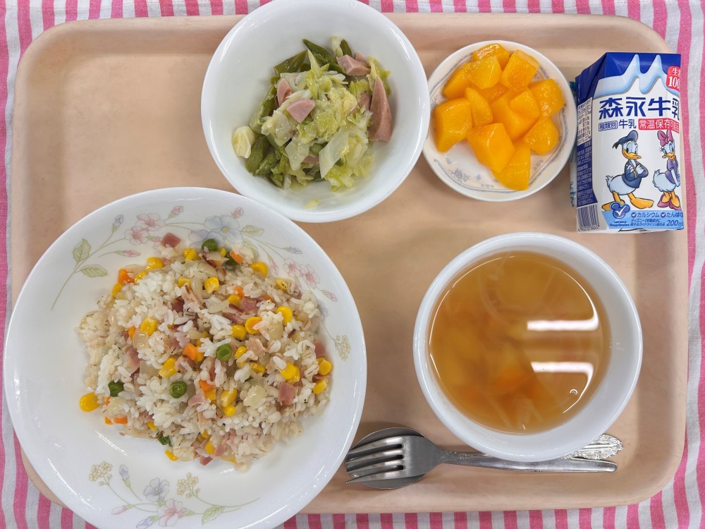2025年4月28>日の給食画像