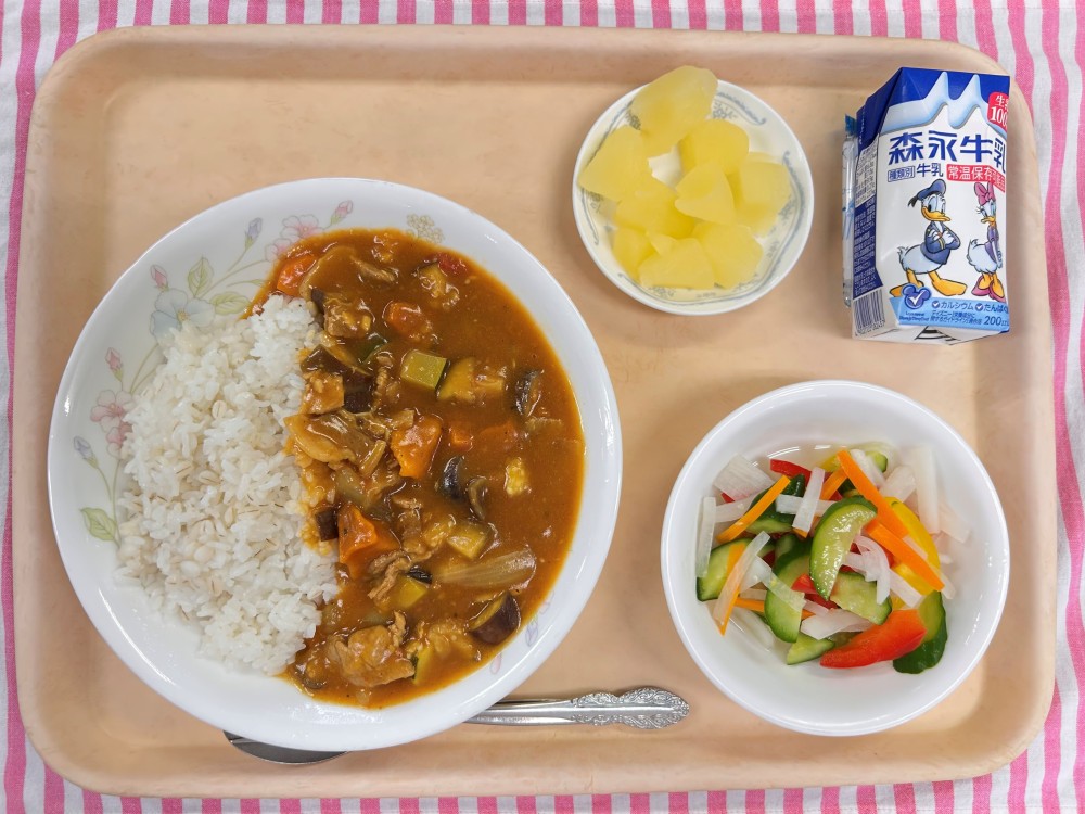 2025年9月3>日の給食画像