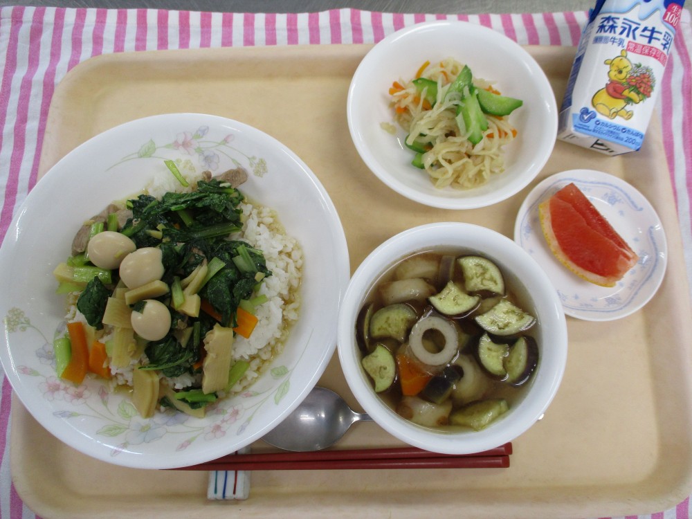 2025年10月3>日の給食画像