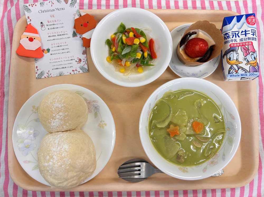 2025年12月24日の給食写真