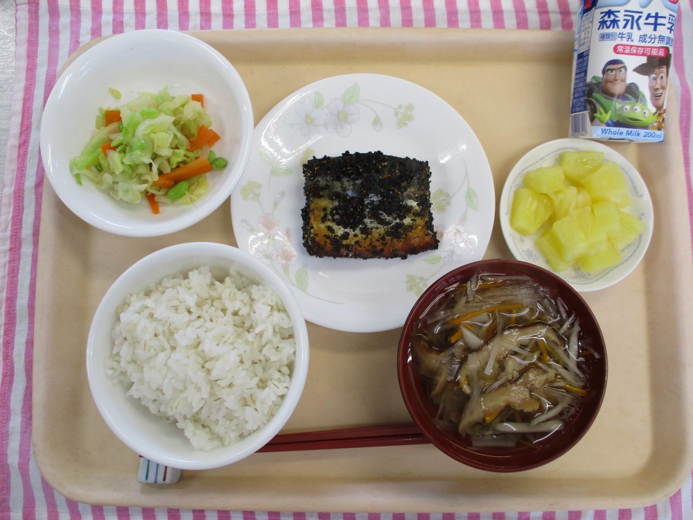 2026年9月14>日の給食画像